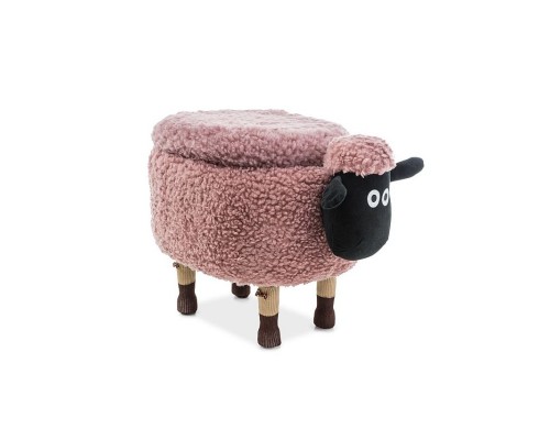 Пуф Oliwia II owieczka Signal розовый